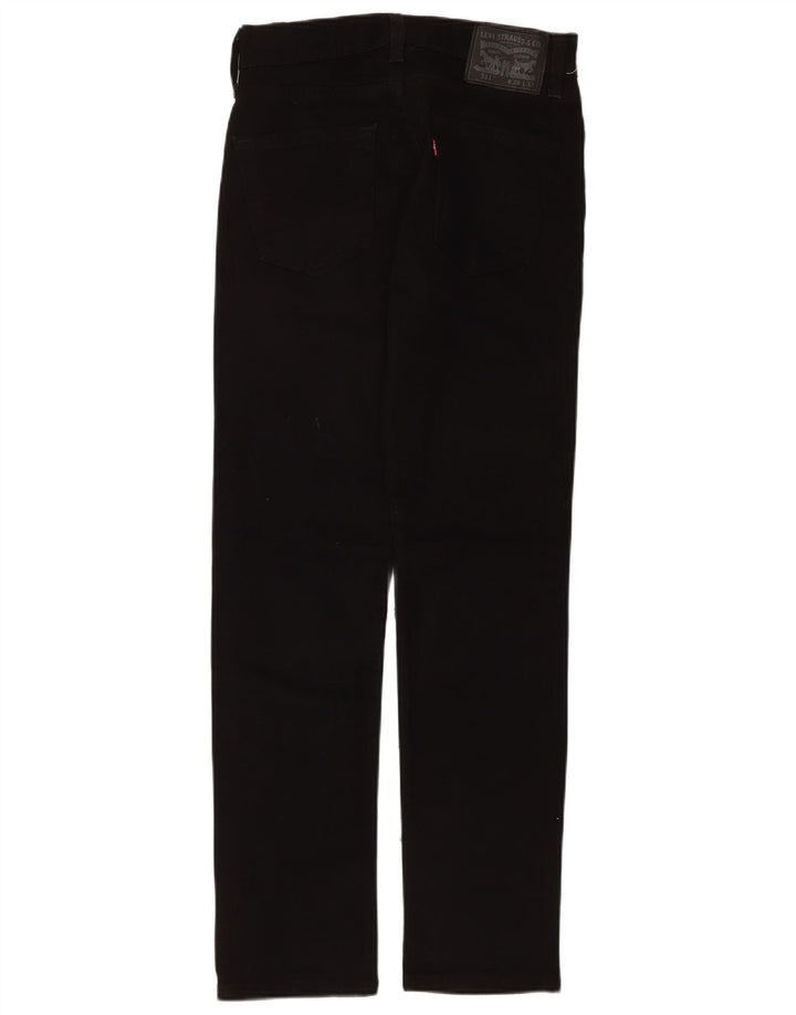 Levi's Mens 511 Slim Jeans W28 L32 Μαύρο βαμβακερό
