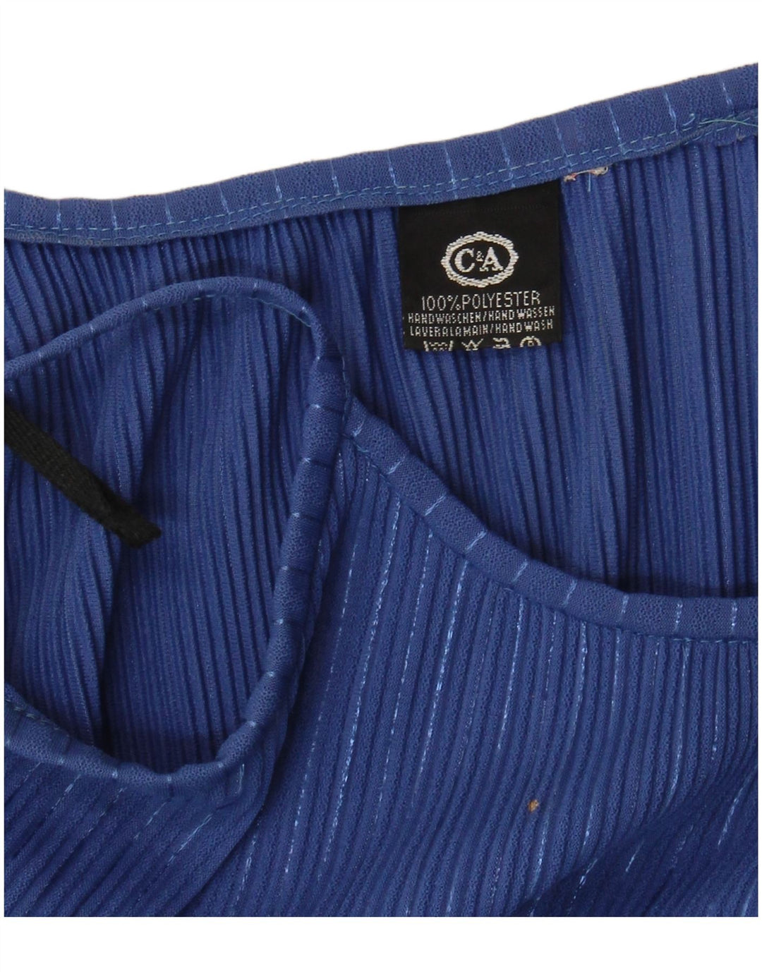 C&A Γυναικείο Sundress UK 10 Small Blue ριγέ πολυεστέρας