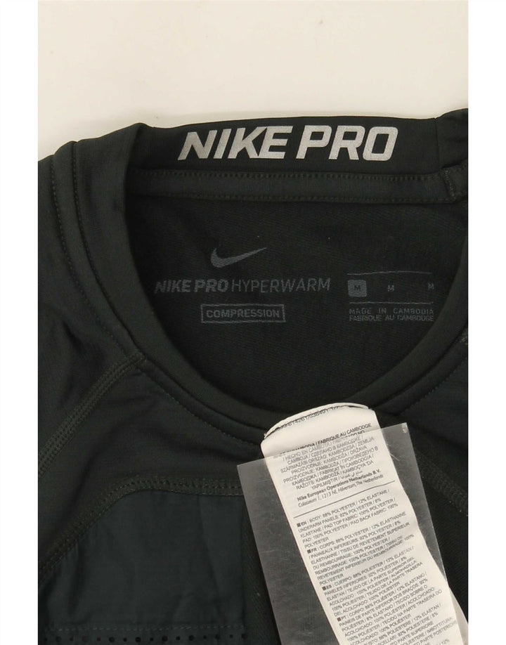 Ανδρικό γραφικό τοπ Nike με μακρυμάνικο μεσαίο πράσινο χρώμα πολυεστέρας