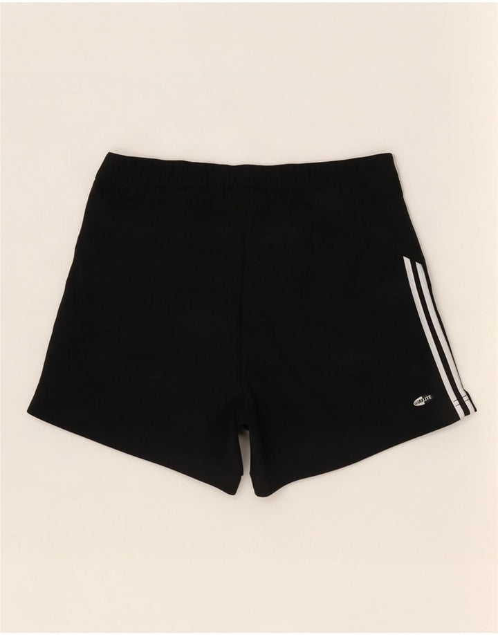 Adidas Γυναικείο Climalite κανονικό αθλητικό σορτς UK 10 μικρό μαύρο πολυεστέρα