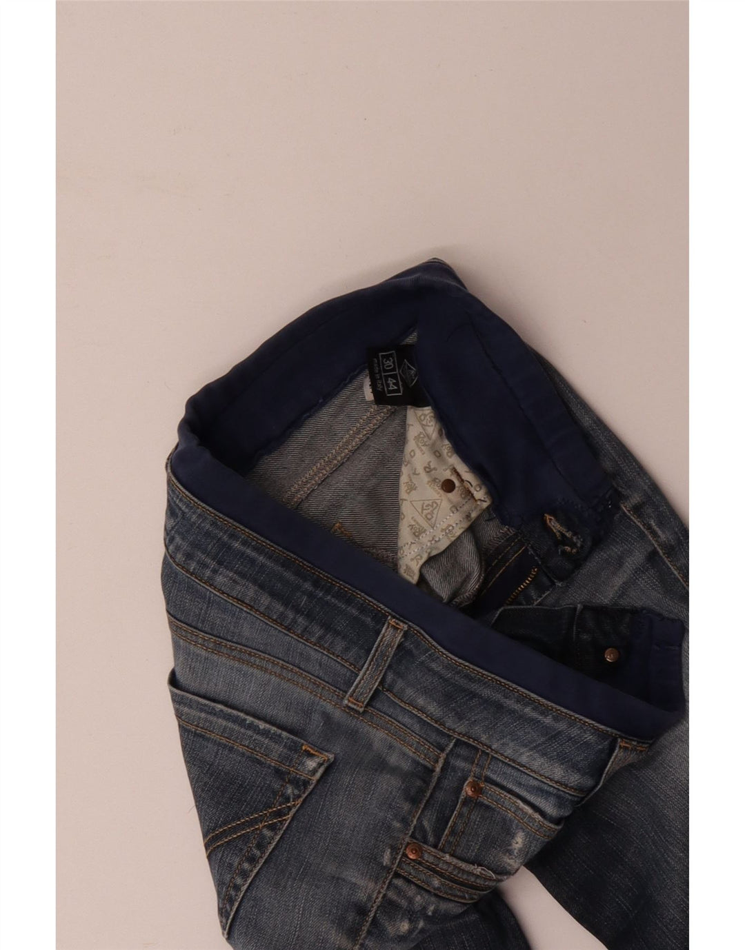 ROY ROGERS Γυναικείο ίσιο τζιν IT 44 Medium W30 L33 Μπλε βαμβακερό