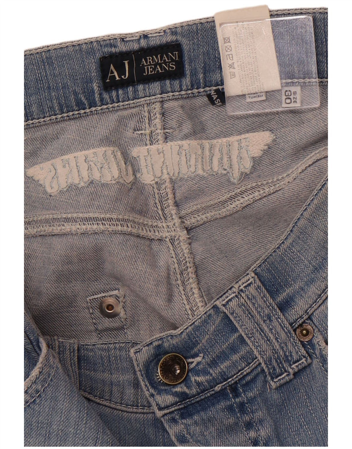 ARMANI Γυναικείο Slim Jeans W30 L33 Μπλε Βαμβακερό