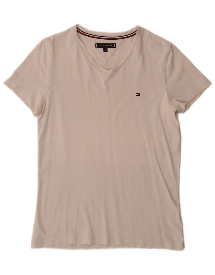 Ανδρικό T-Shirt Tommy Hilfiger Top Μικρό λευκό βαμβακερό