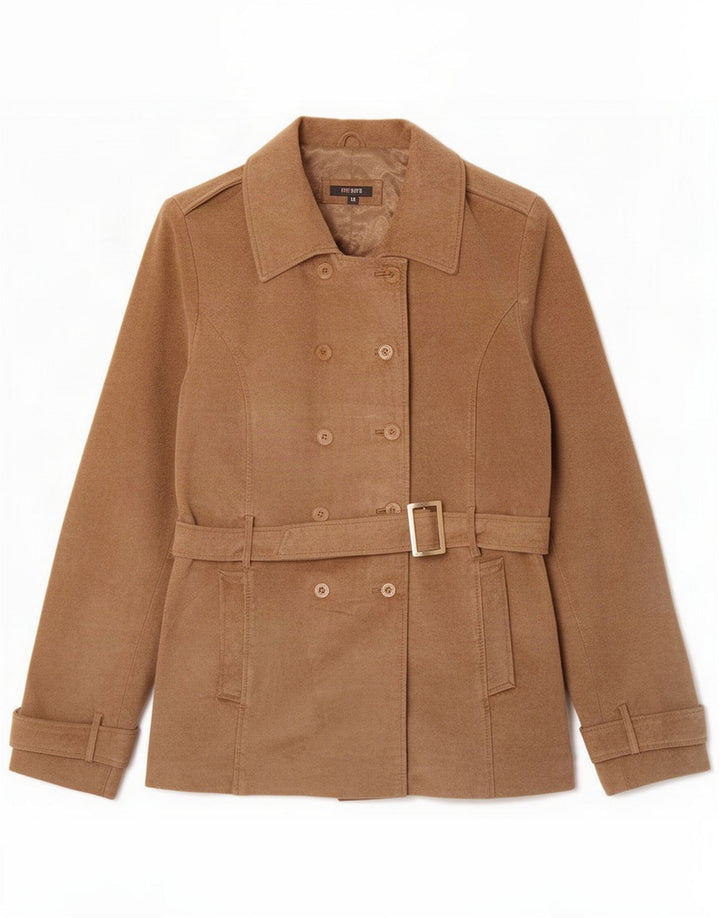 Peter Werth γυναικείο σουέτ μπουφάν UK 18 XL Beige Leather Classic