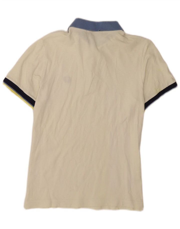 Fred Perry Ανδρικό πουκάμισο πόλο με κανονική εφαρμογή, βαμβακερό σε μεσαίο ανοιχτό λευκό