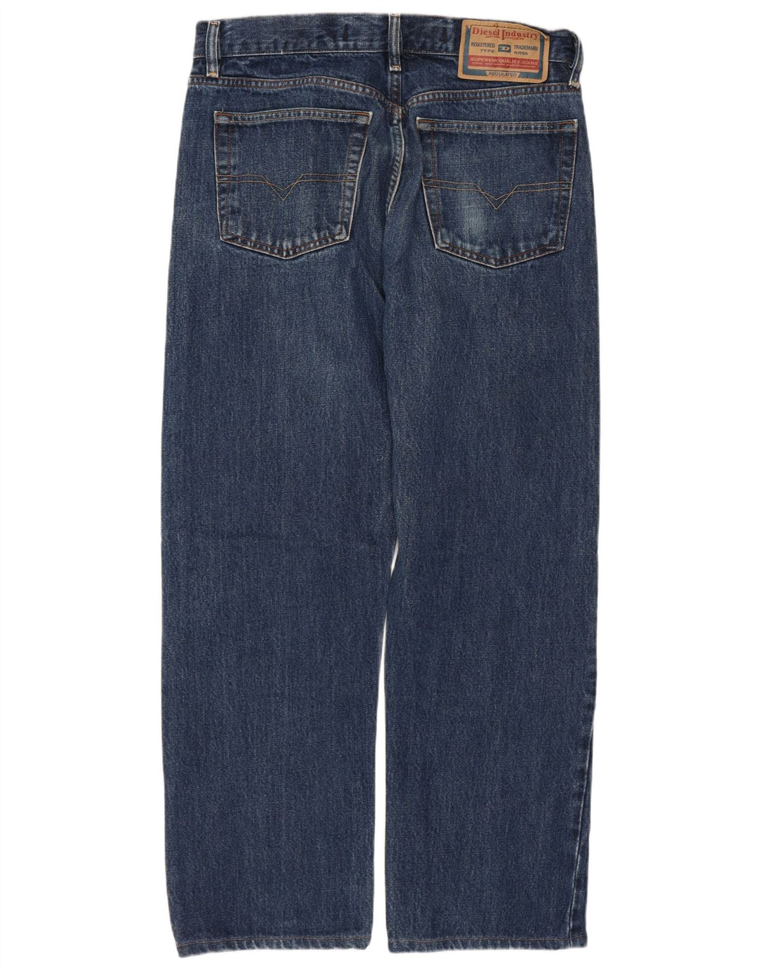 Ανδρικό τζιν DIESEL ίσιο W32 L26 Μπλε βαμβακερό