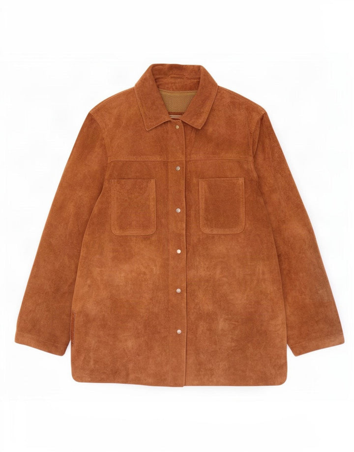 Privilegi Γυναικείο Suede Jacket IT 46 Large Brown Δερμάτινο