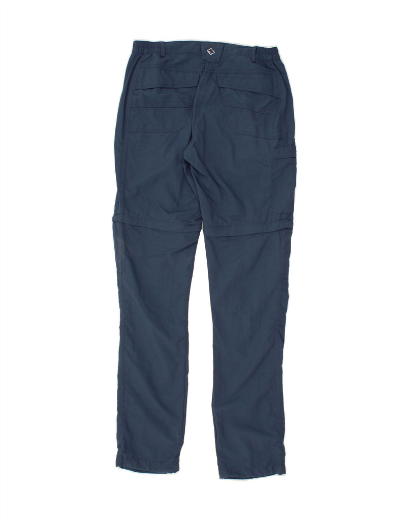 REGATTA Womens High Waist Cargo Trousers UK 10 Small W30 L32  Navy Blue Vintage Regatta and Second-Hand Regatta from Messina Hembry 