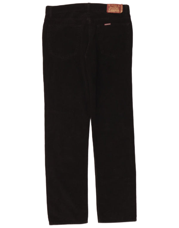 Carrera Ανδρικό 700 Παντελόνι Regular Fit Corduroy W36 L30 Μαύρο βαμβακερό
