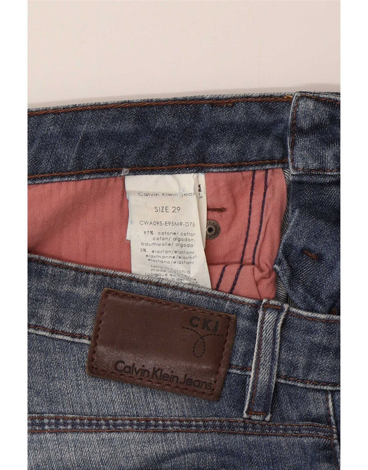 Calvin Klein Γυναικείο Slim Jeans W29 L33 Μπλε βαμβακερό