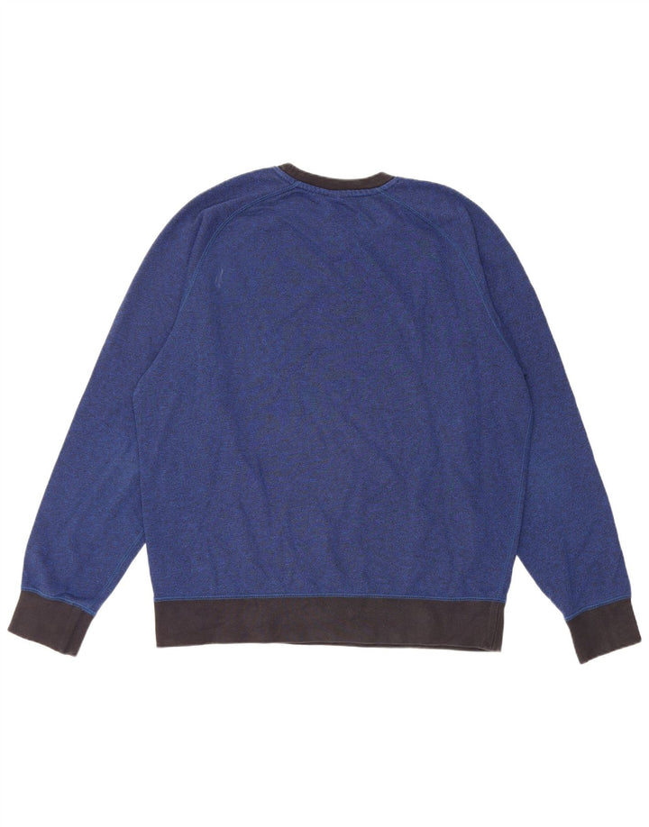 Ανδρικό φούτερ Nike Jumper με μεγάλο μπλε χρώμα, βαμβακερό