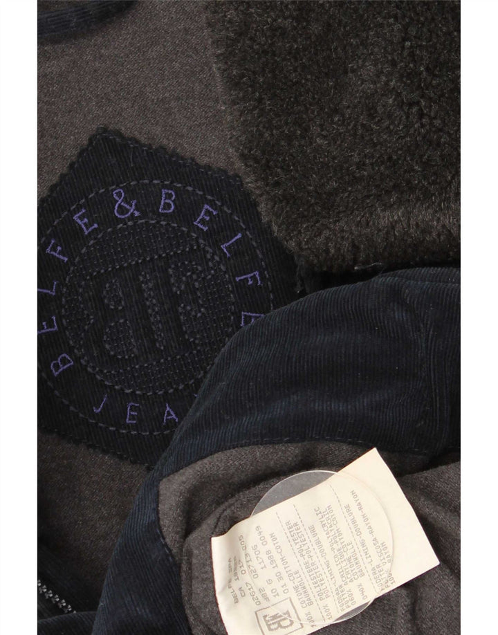 Μπουφάν Belfe & Mens με επένδυση από κοτλέ UK 38 Medium Navy Blue Cotton