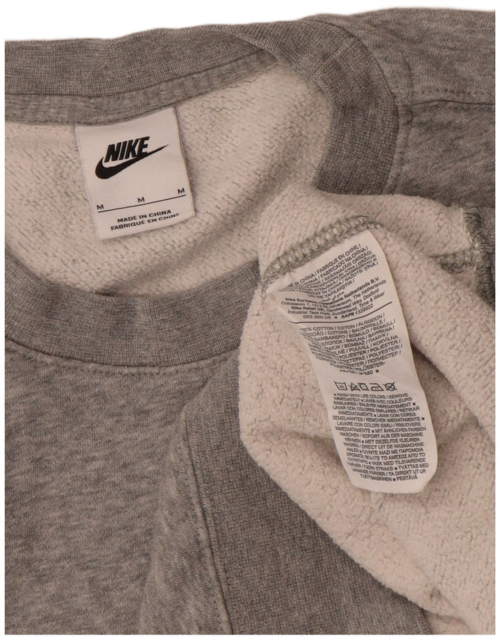 Nike γυναικεία φούτερ μεγάλου μεγέθους UK 14 Βαμβακερά μεσαία γκρίζα