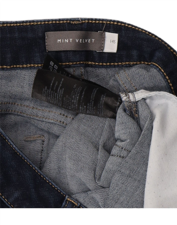 Γυναικείο τζιν μποτάκι MINT VELVET UK 14 Medium W30 L28 Navy Blue Cotton