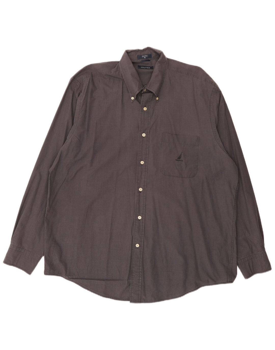 Ανδρικό πουκάμισο Nautica XL Γκρι βαμβακερό Gingham