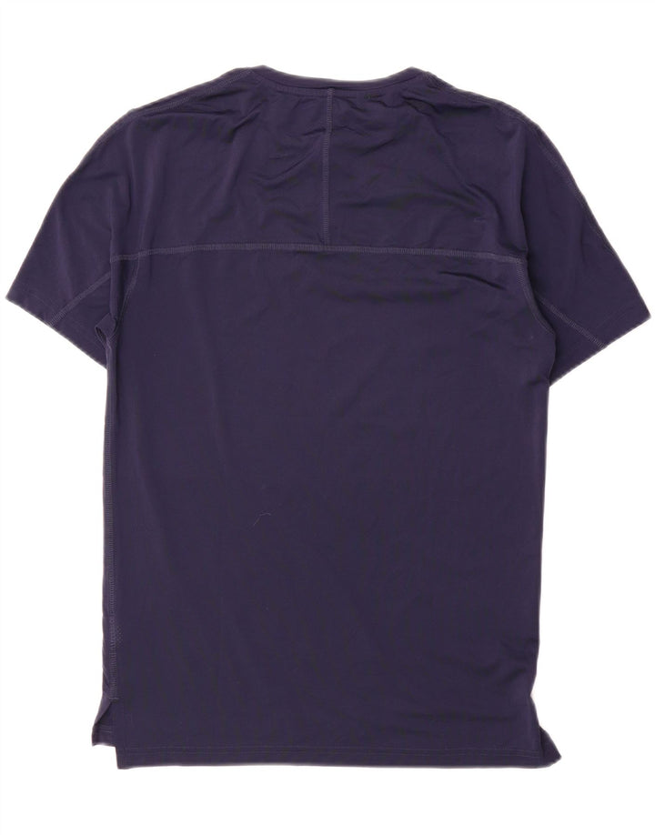 Ανδρικό γραφικό T-Shirt Reebok Top Small Navy Blue Nylon