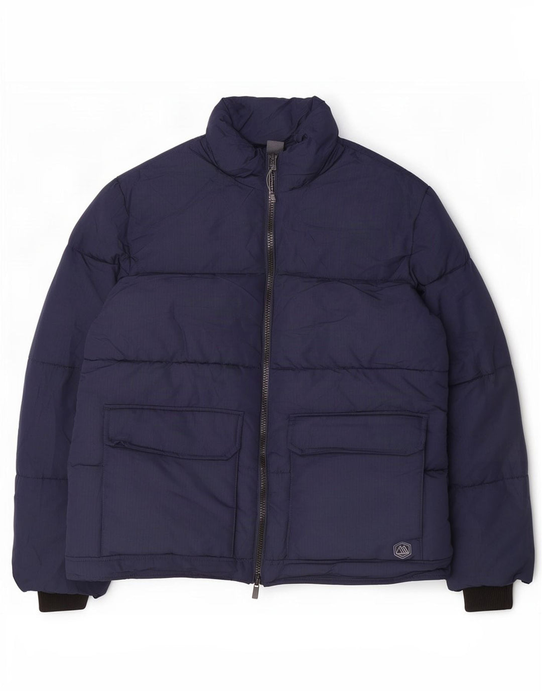 Ανδρικό μπουφάν Marks & Spencer UK 42 XL Navy Blue Polyester