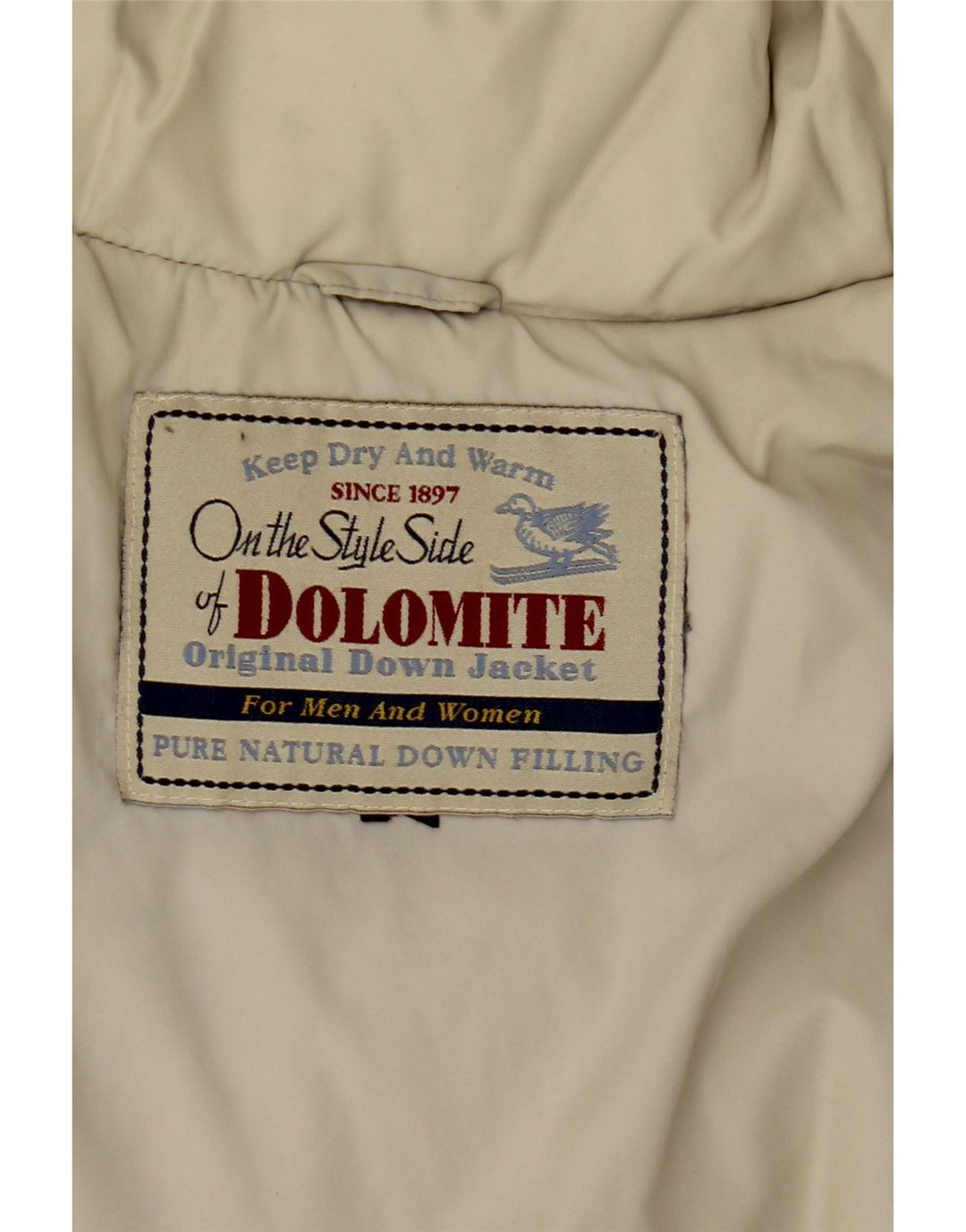Ανδρικό μπουφάν με επένδυση Dolomite UK 36 Small Beige