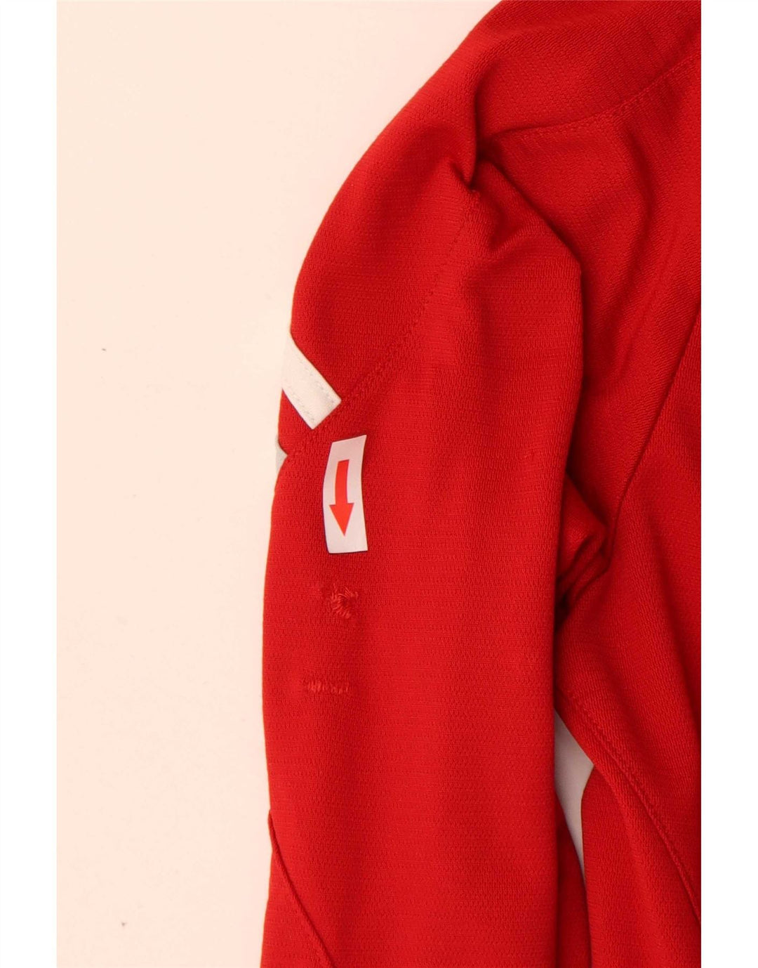 Γυναικεία αθλητική φόρμα Adidas Top Jacket UK 10 Small Red Colourblock Polyester