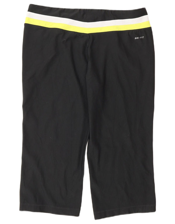 Nike Γυναικεία κολάν Capri UK 16/18 Large Black Colourblock Sports