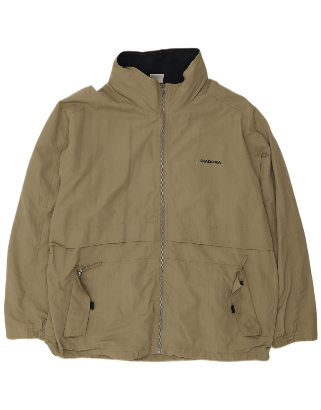 DIADORA Ανδρικό μπουφάν βροχής UK 40 Large Beige Polyamide