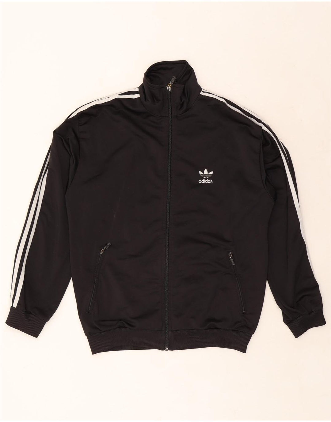 Ανδρική φόρμα ADIDAS Top Jacket UK 34/36 Small Black Polyester
