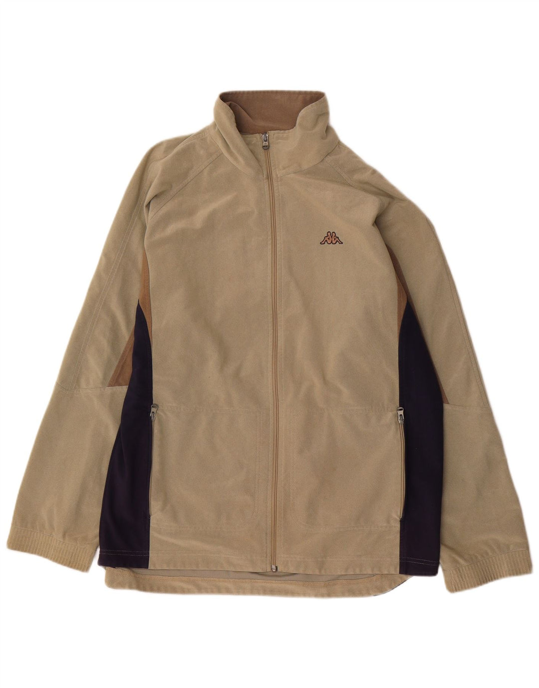 Ανδρική φόρμα Kappa Top Jacket Large Beige Colourblock Polyester