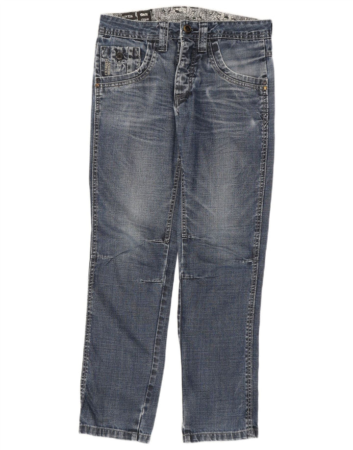 Ανδρικό τζιν Springfield Graphic Straight W28 L30 Blue Cotton