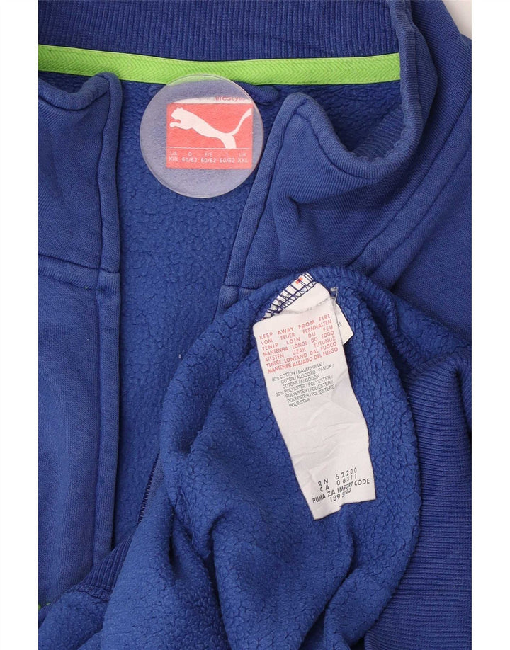 Ανδρική αθλητική φόρμα Puma Graphic Top Jacket 2XL Blue Cotton