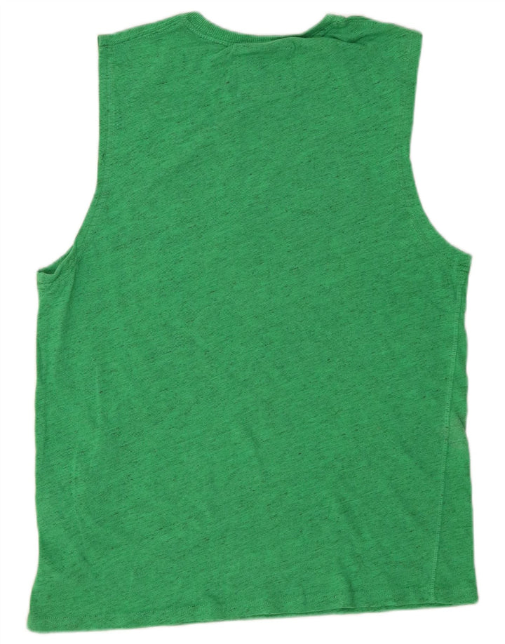 Ανδρικό γραφικό μπλουζάκι SUPERDRY Μπλουζάκι με μεγάλο πράσινο βαμβακερό