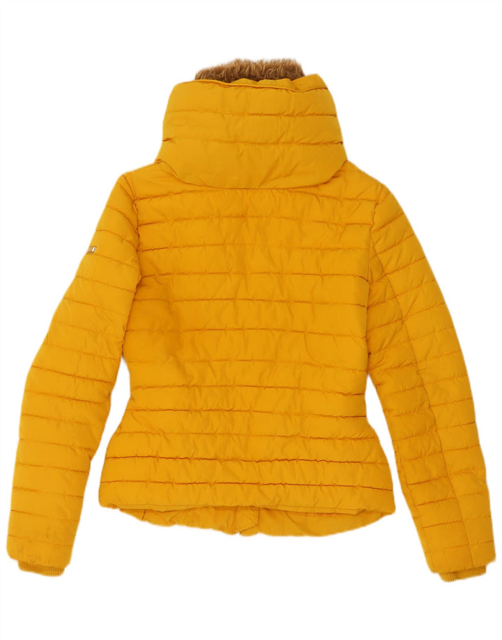 Diesel Girls padded Jacket 7-8 Years Yellow Polyester