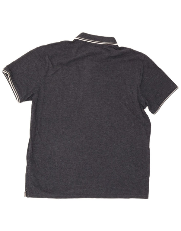 Ανδρικό μπλουζάκι πόλο Champion 3XL Navy Blue Cotton