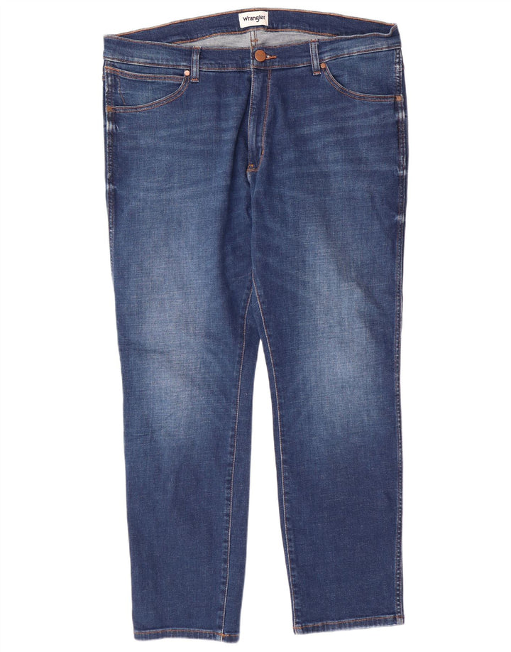 WRANGLER Ανδρικό τζιν Larston Slim Tapered W38 L32 Μπλε βαμβακερό