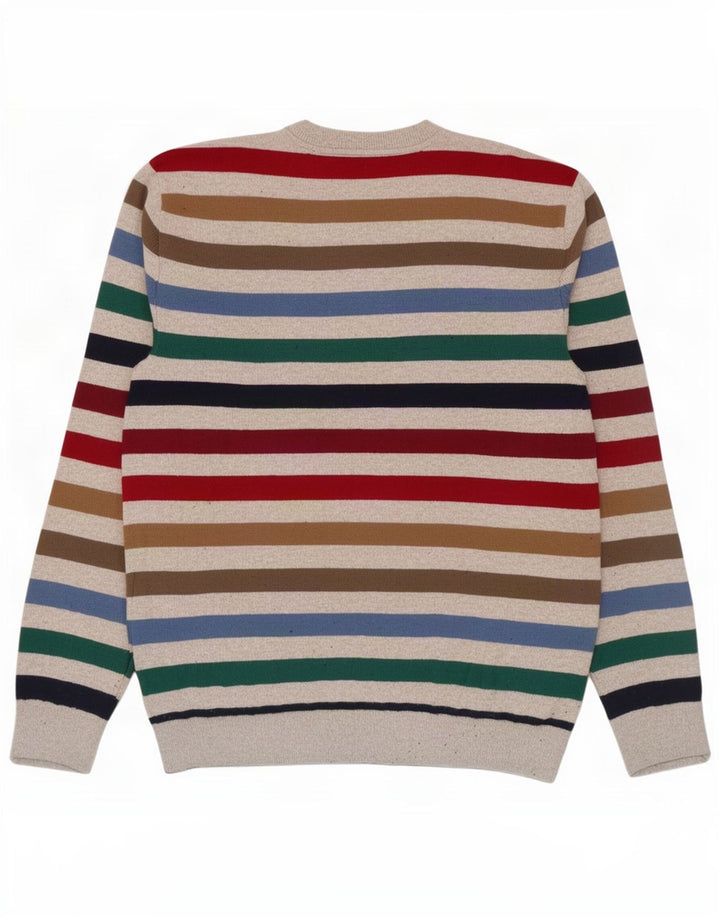 Ανδρικό πουλόβερ Gap Crew Neck Jumper Μικρό πολύχρωμο βαμβακερό ριγέ