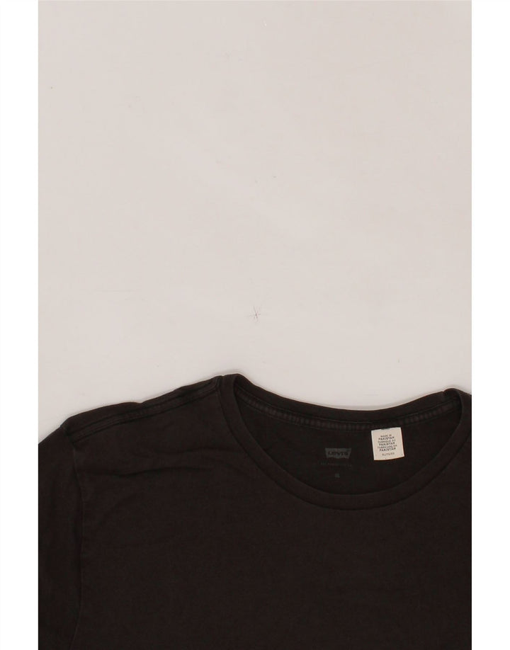 LEVI'S Mens T-Shirt Top XL Black Cotton Vintage Levi's and Second-Hand Levi's from Messina Hembry 