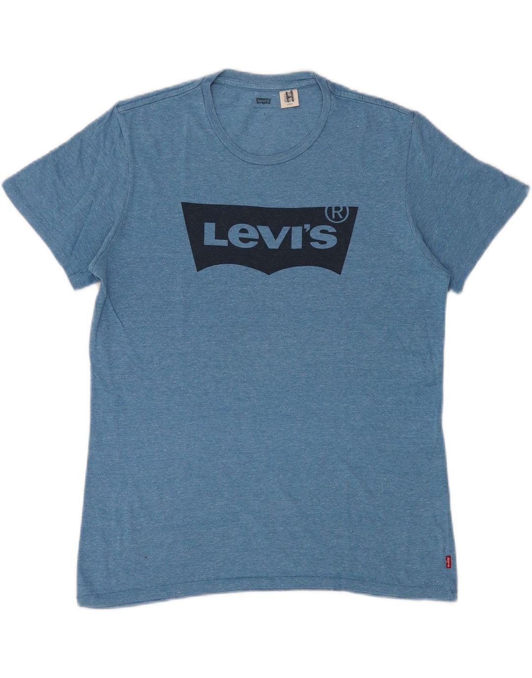 Ανδρικό γραφικό T-Shirt Levi's Top Small Blue Flecked