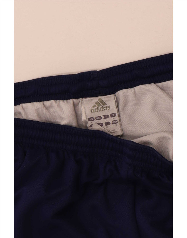 Ανδρικό αθλητικό σορτς Adidas μεγάλο μπλε ναυτικό πολυεστέρα