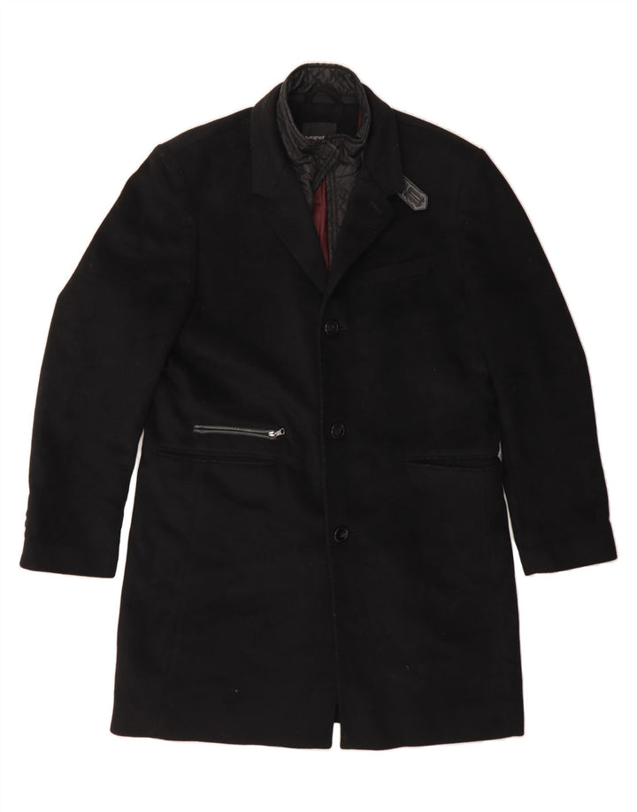 AUTOGRAPH  Mens Overcoat UK 40 Large Black Vintage Autograph and Second-Hand Autograph from Messina Hembry 