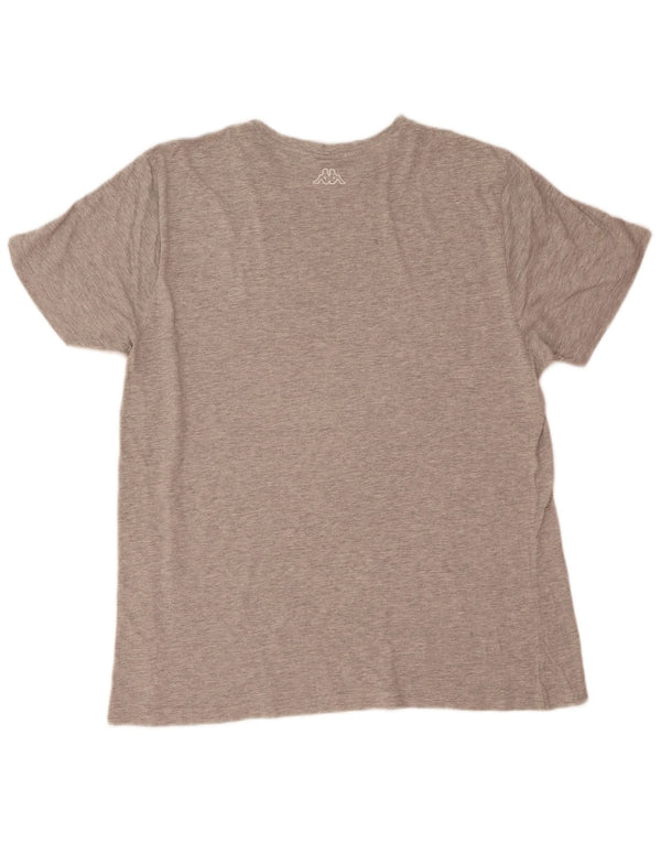 Ανδρικό γραφικό T-Shirt Kappa Top 2XL Grey Flecked