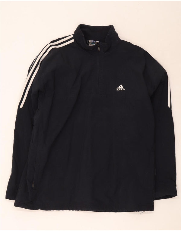 Ανδρική φόρμα πουλόβερ Adidas Top UK 44/46 Large Navy Blue Polyester