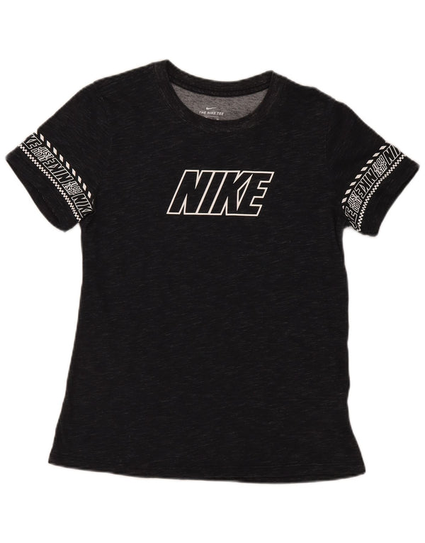 Γυναικείο κοντομάνικο μπλουζάκι Nike με κοντομάνικο μπλουζάκι UK 10 Small Black