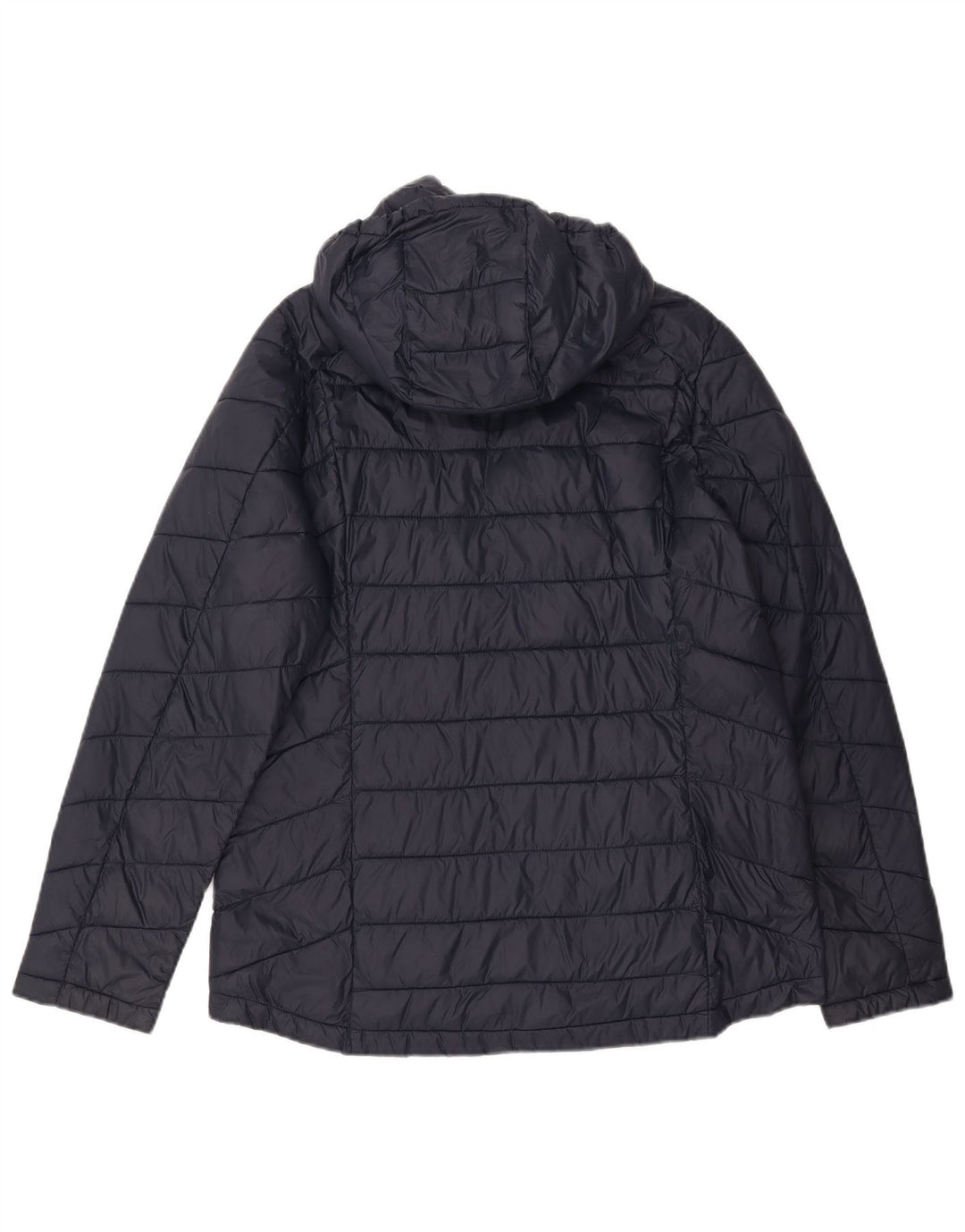 Fat Face Γυναικείο μπουφάν με κουκούλα UK 14 Large Navy Blue Nylon