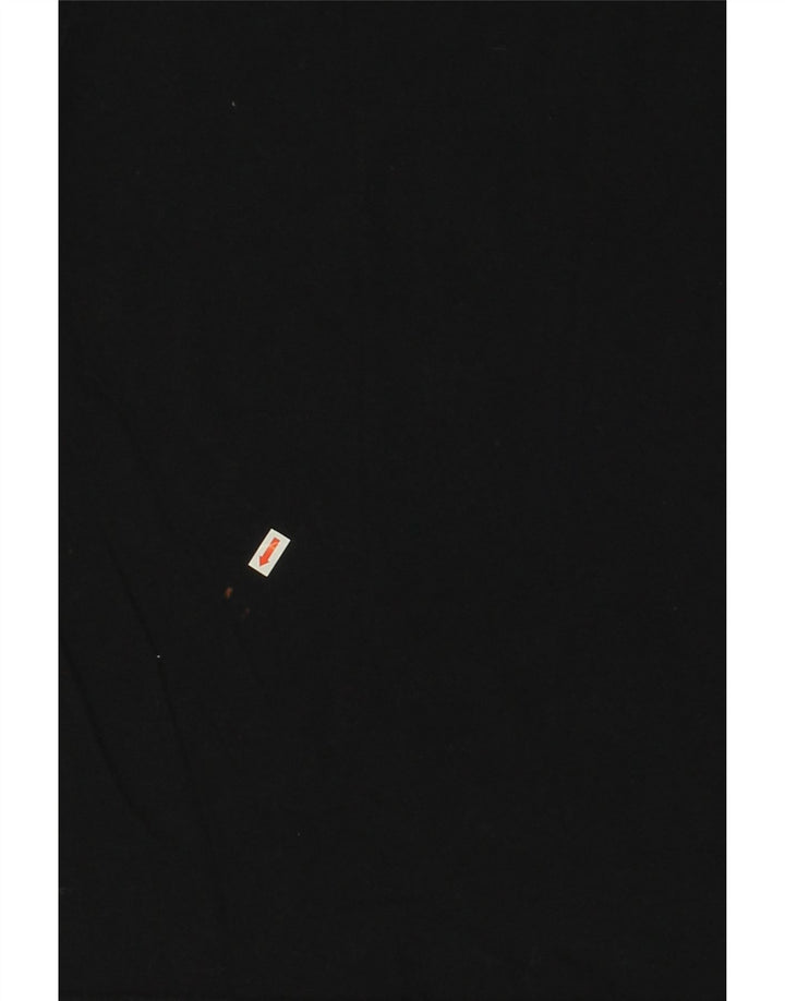 ADIDAS Womens Graphic T-Shirt Top UK 12 Medium Black Vintage Adidas and Second-Hand Adidas from Messina Hembry 