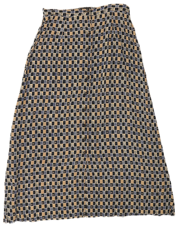 Monsoon Γυναικεία Petite Maxi Φούστα UK 12 Medium W27 Πολύχρωμη Γεωμετρική