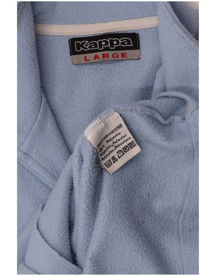 Kappa Girls Fleece Jacket 9-10 Years Large Blue Polyester