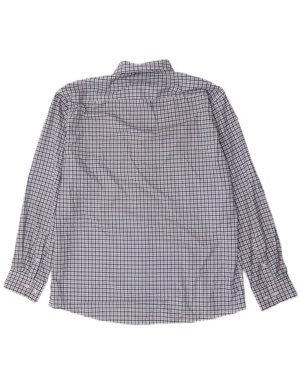 Ανδρικό πουκάμισο Nautica Slim Fit Size 17 1/2 XL Blue Check Polyester