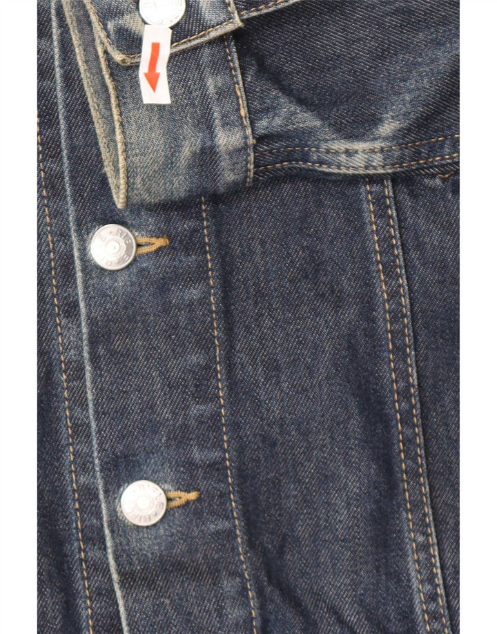 Rifle Ανδρικό Τζιν Μπουφάν UK 38 Medium Navy Blue Cotton
