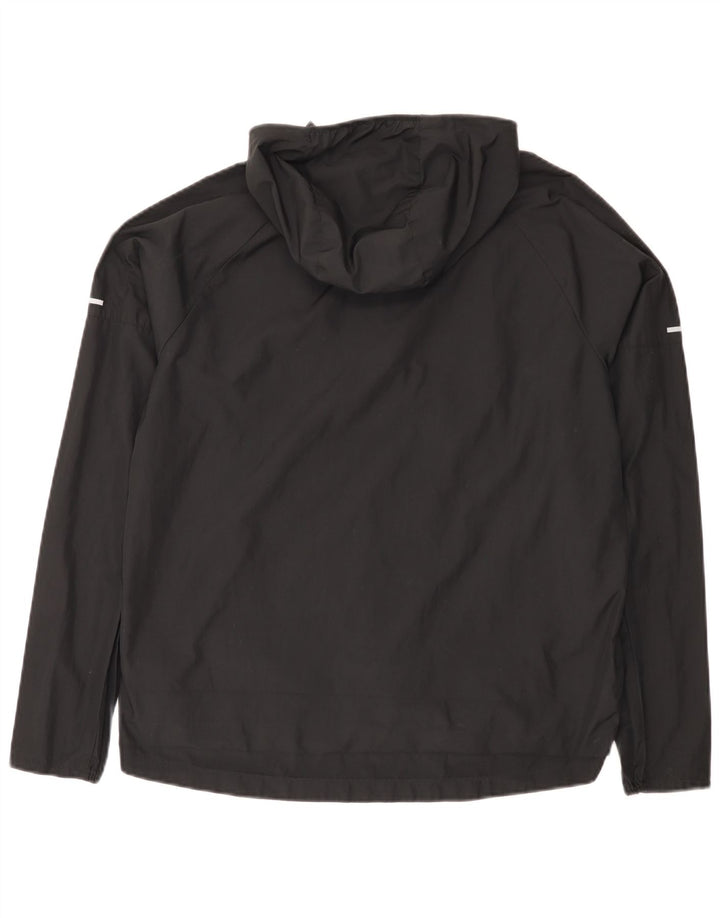 Γυναικεία αθλητική φόρμα Nike Running Hooded Top Jacket UK 14 Medium Black