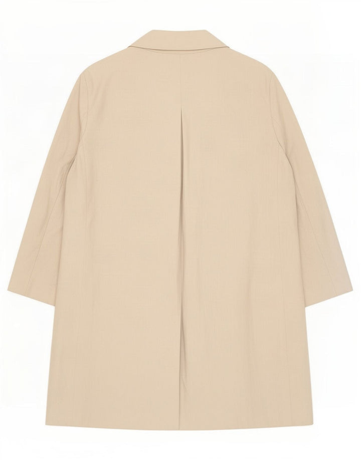 Γυναικείο Πανωφόρι Benetton UK 12 Medium Beige Λινό