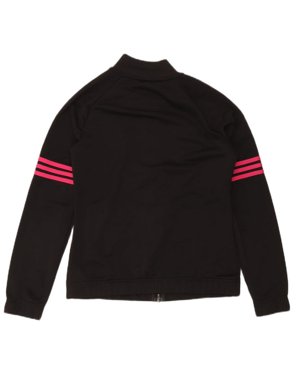 Γυναικεία αθλητική φόρμα Adidas Top Jacket UK 12/14 Medium Black Polyester